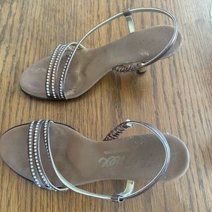 Onex bronze dress heels